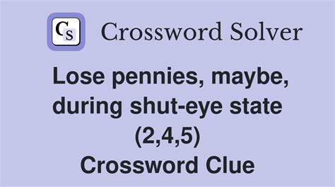 bit of shut eye crossword clue|More.